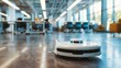 © Media Srock - Cleaning robot in office space