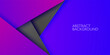 Abstract purple square overlap background for graphics design. Dark purple and blue gradient background elements. Eps10 vector