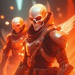 © Shoithi - 【アイコン用】近代的な骸骨兵士スカルソルジャー