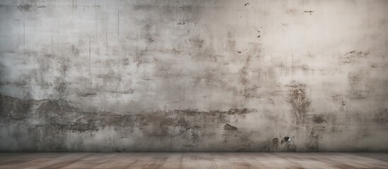 Leinwandbilder - An aged concrete wall serving as a backdrop for a copy space image