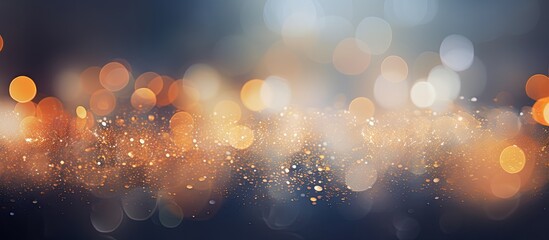 Poster - a bokeh background with an abstract composition and empty space for images. creative banner. copyspa