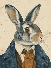 Wall Mural - Rabbit