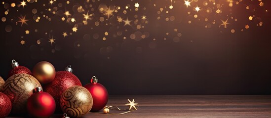 Poster - A beautifully arranged Christmas themed composition with copy space image