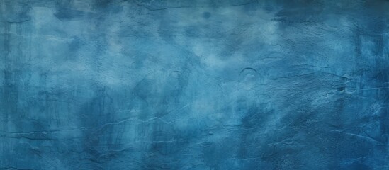 Poster - A close up high resolution image of a textured blue wall that can be used as a background or for copy space
