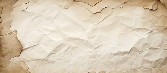Aufkleber - A torn crumpled and distressed piece of paper with rough edges providing ample space for text or images to be displayed