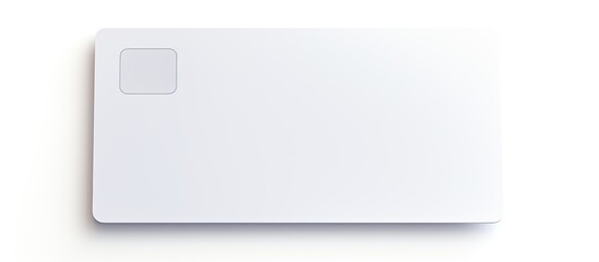 Poster - A female hand holding a plastic payment card with a white background providing copy space