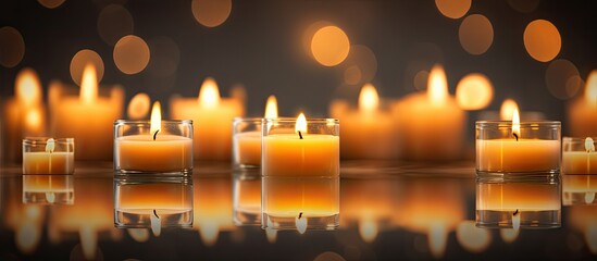 Leinwandbilder - Copy space image of candles