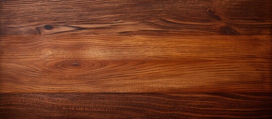 Poster - A copy space image featuring a textured wooden surface in brown color It serves as a cutting board for cooking purposes