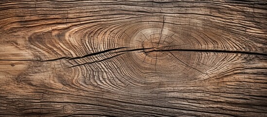 Aufkleber - A copy space image showcasing the exquisite natural patterns found on the weathered wooden surface