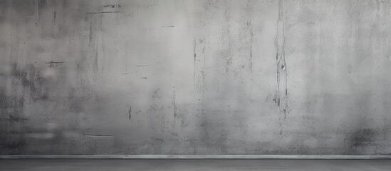 Poster - Background image of a smooth concrete wall with an abstract and gray texture offering ample space for copy or other elements