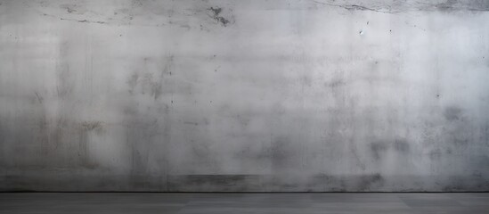 Poster - Background image of a smooth concrete wall with an abstract and gray texture offering ample space for copy or other elements