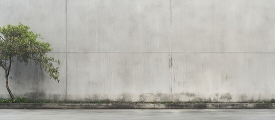 Poster - A street wall made of concrete serves as the background providing ample space for additional content