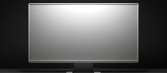 Poster - Technology concept of a PC computer monitor with a blank screen offering a perfect copy space image