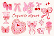 © Aime - coquette clipart, cute, y2k, coquette aesthetic, bows clipart,  crafts Bows Coquette, Coquette, pink ribbon, Pink Coquette Ribbon Clipart Gift bow clipart Fashion clipart Decoration valentine gift
