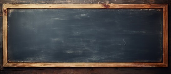 Poster - A blackboard with space for writing perfect for the back to school season. Creative banner. Copyspace image