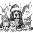 © Hale - Many animals include dogs, cats, unicorns with a hat and bow tie art photo attractive has illustrative meaning illustrator.