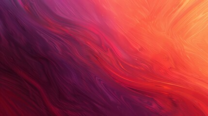 Poster - Bold gradient background in shades of fiery red and deep purple