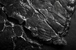 Extreme closeup of a bioengineered meat sample, front view, Future meat texture, futuristic tone, black and white