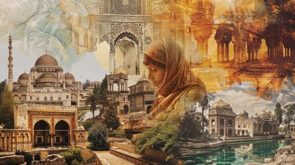 Poster - Collage arabic culture and religion