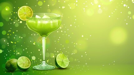 Celebrate National Margarita Day with Festive and Creative Design Suitable for Posters and Banners.