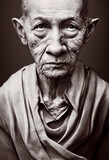 Fototapeta Koty - Portrait of an elderly man