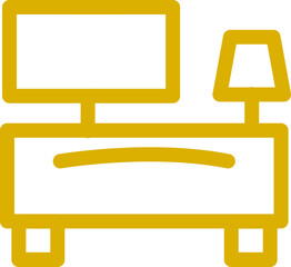 Fototapete - PC table icon 