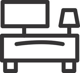 Fototapete - PC table icon 