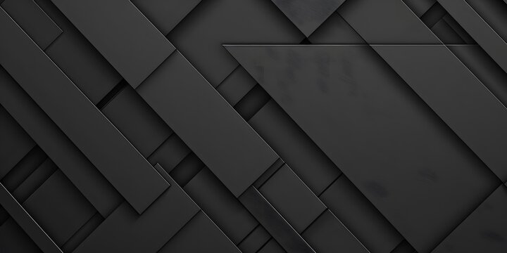 3d rendering of abstract black and white waves