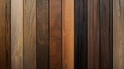 Poster - WPC wood vertical pattern lite brown : Generative AI