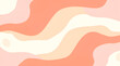 © Keattipoom - A pink and white background with a wave pattern. Generative AI