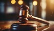 © Seamus - close up of wooden judge gavel on blurred background