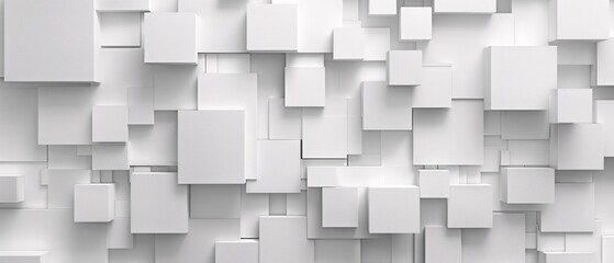 Wall Mural - 3D Abstract Pattern with Neutral Color Palette