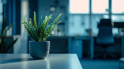 Leinwandbilder - A space where creativity flows Still life shot of a modern office space : Generative AI