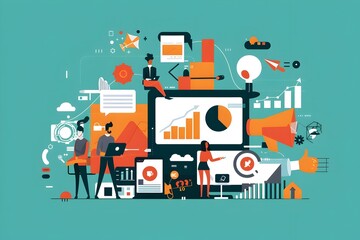 Aufkleber - Minimalist of Marketing Analytics and Business Data Visualization