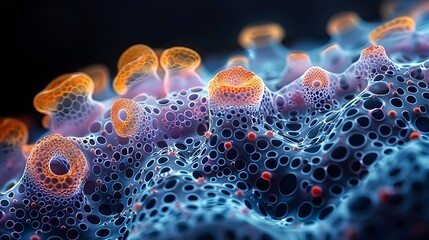 Poster - Intricate Molecular Structures Revealed through Electron Microscopy Supermacro Imagery