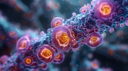 Poster - Intricate Microscopic Patterns Reveal the Microworld of Disease and Cellular Structure