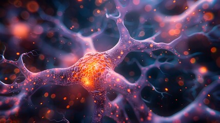 Poster - Captivating Microscopic Glimpse into the Intricate Workings of Disease and Cellular Structure
