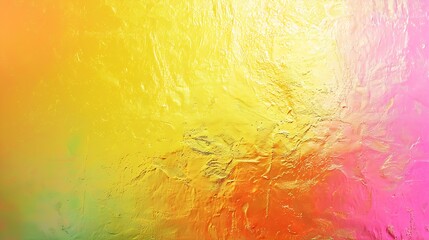 Aufkleber - Gold red pink coral peach orange yellow lemon lime green abstract background for design Color gradient ombre Colorful multicolor mix iridescent bright fun Rough grain noisegrungyTempla : Generative AI