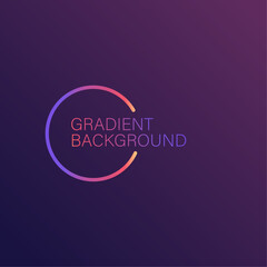 Wall Mural - purple gradient background. violet dark minimalistic abstract background.