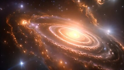 Wall Mural - spiral galaxy in space generative ai