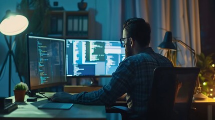Aufkleber - Software development concepts and programming for various devices Software Engineer Computer programmer coding process chart testing platform Data analytics online safety : Generative AI