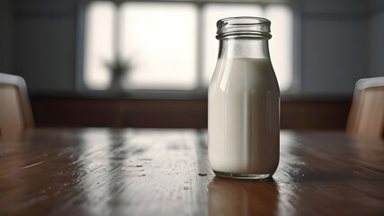 Canvas Print - glass of milk