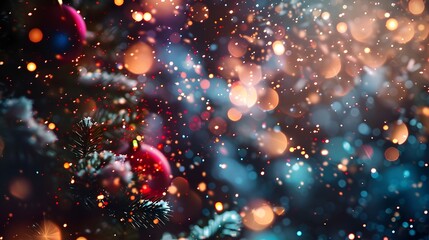 Poster - Mesmerizing of Lights and Sparkle for the Joyous New Year 2025