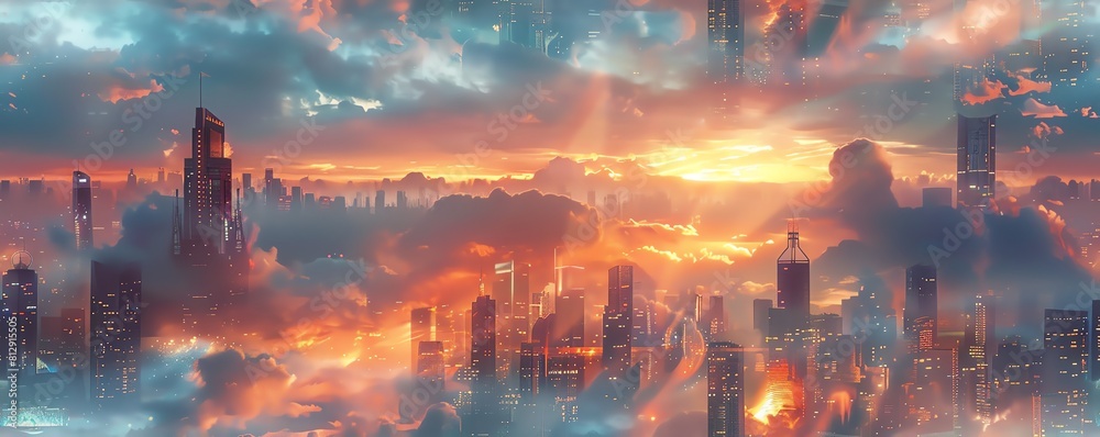 Transport viewers into an otherworldly realm by fusing architectural ...