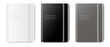 © Nadiia - Vector realistic set of notepad templates, white, gray, black closed blank notepad isolated on white background. Design of notebook with eraser for layout, printing, logo and other stationery.