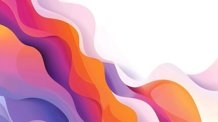 Aufkleber - Vibrant Gradient Geometric Abstract Background with Ample Open Space for Overlay or Copy description This visually striking abstract background