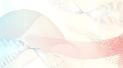 Poster - Soft Pastel Abstract Geometric Background with Centered Copyspace for Branding and Digital Design Templates