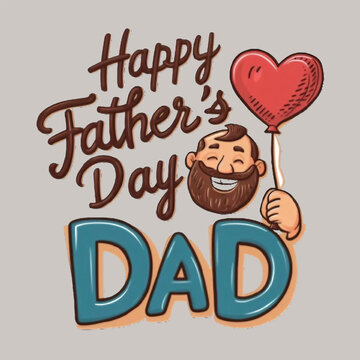 Free Vector Hand drawn father's day 