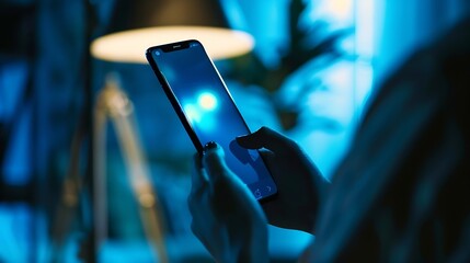 Poster - Mobile phone with sample video posted on social media app : Generative AI