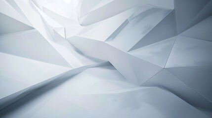 Leinwandbilder - Abstract background with gray background with texture white abstract modern background Geometry shine and layer element similar for presentation design Decorative web layout orposter b : Generative AI